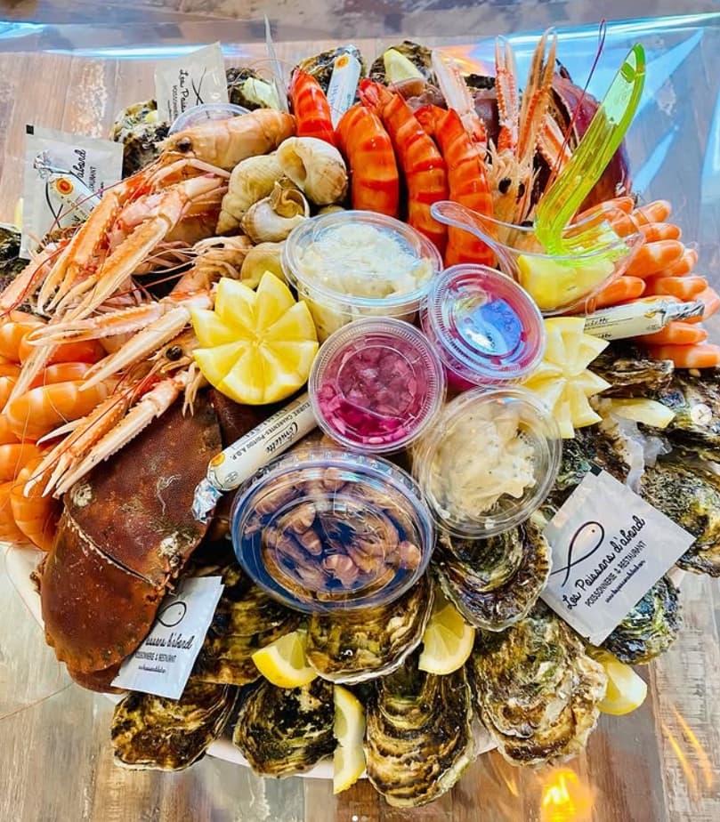 Grand plateau de fruits de mer
