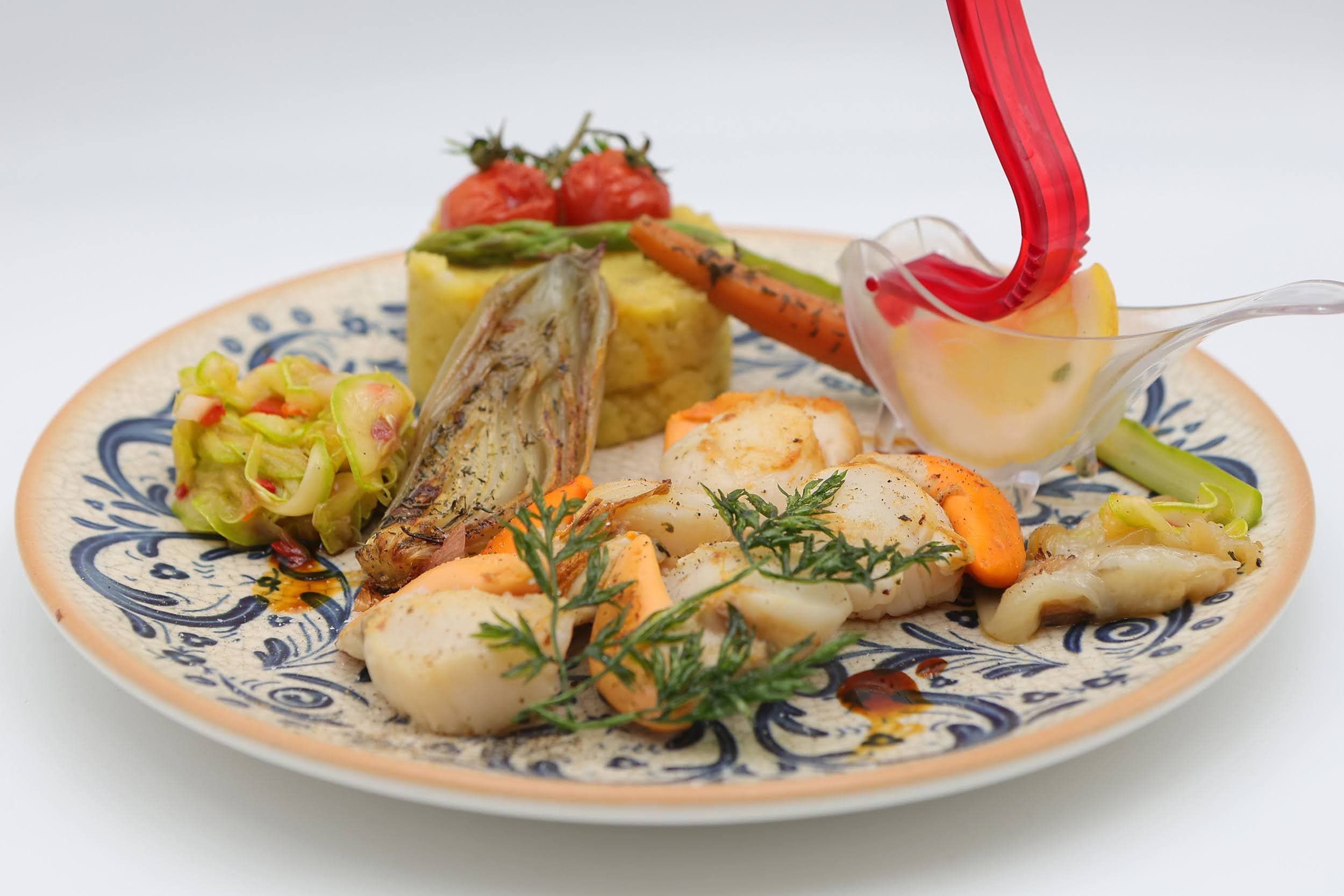 Saint-Jacques à la polenta